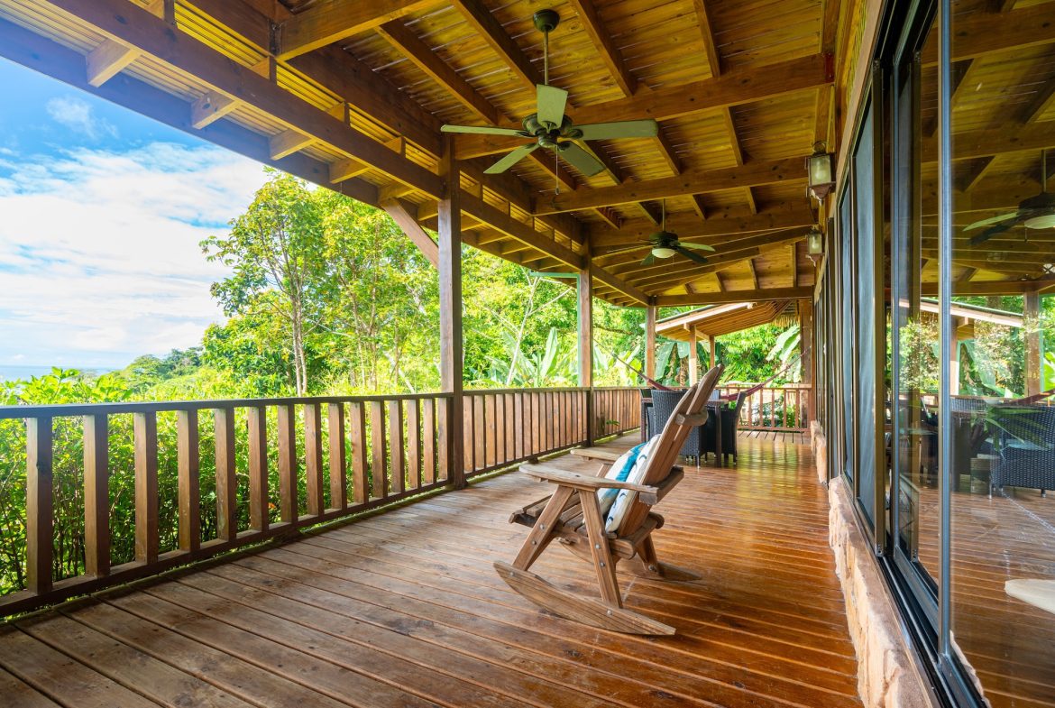 VILLA KRISTINA MOUNTAIN PROPERTY WITH OCEAN VIEWS AND A GUEST HOUSE, IN BALLENA – 3.8 ACRES, Uvita, Costa Rica — photo 7