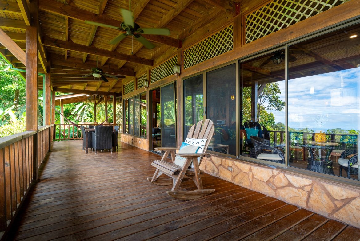 VILLA KRISTINA MOUNTAIN PROPERTY WITH OCEAN VIEWS AND A GUEST HOUSE, IN BALLENA – 3.8 ACRES, Uvita, Costa Rica — photo 8