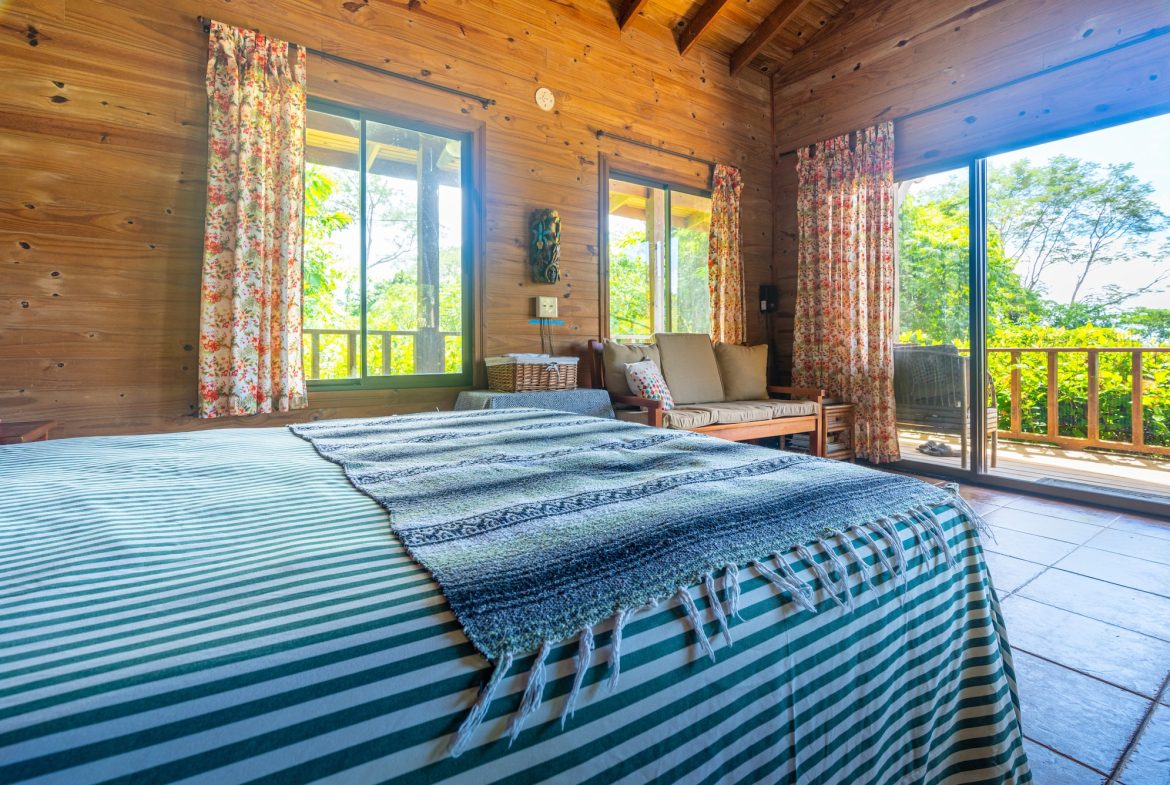 VILLA KRISTINA MOUNTAIN PROPERTY WITH OCEAN VIEWS AND A GUEST HOUSE, IN BALLENA – 3.8 ACRES