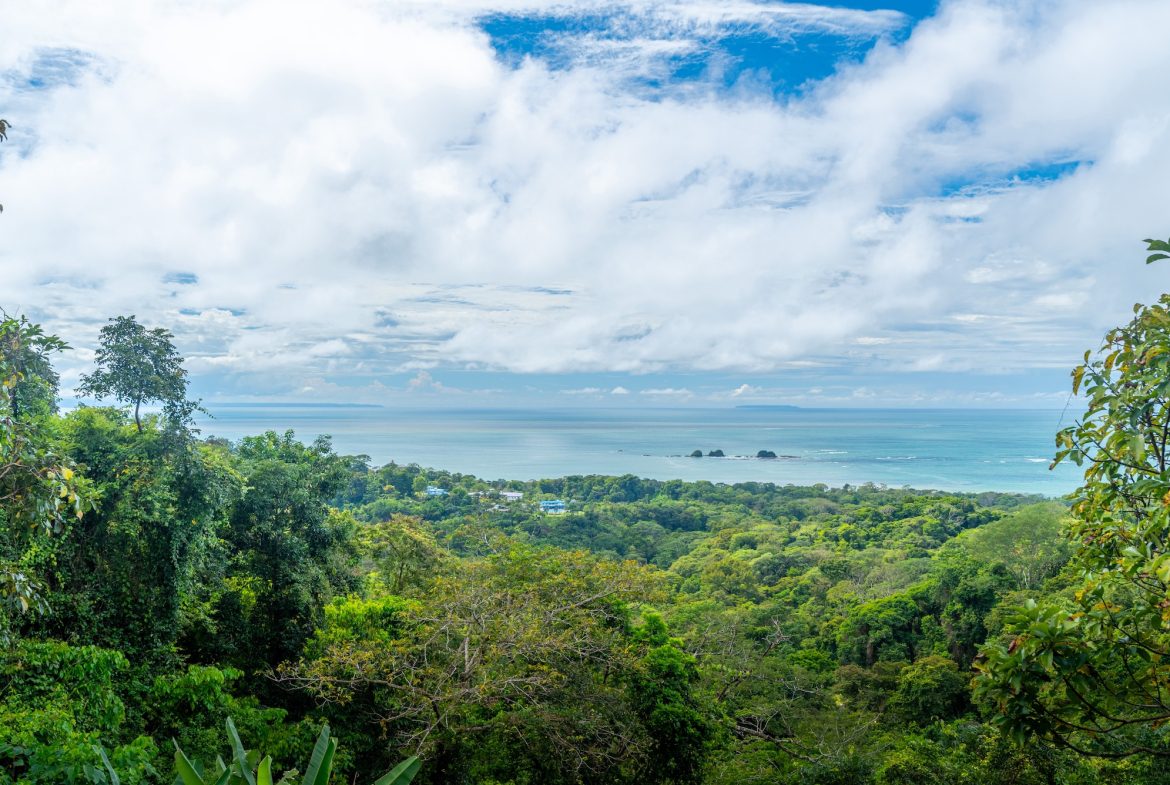 VILLA KRISTINA MOUNTAIN PROPERTY WITH OCEAN VIEWS AND A GUEST HOUSE, IN BALLENA – 3.8 ACRES