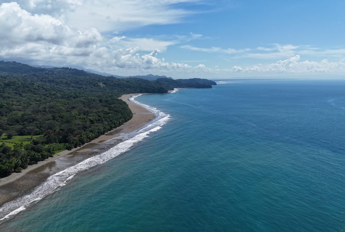 Rare Beachfront Lot Privately Located in Ballena Beach