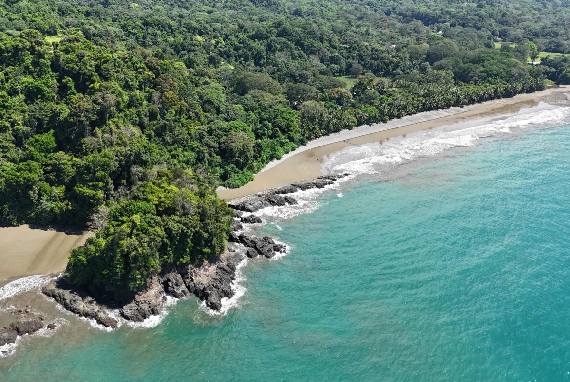 Rare Beachfront Lot Privately Located in Ballena Beach