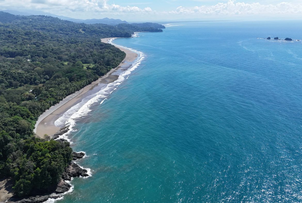 Rare Beachfront Lot Privately Located in Ballena Beach