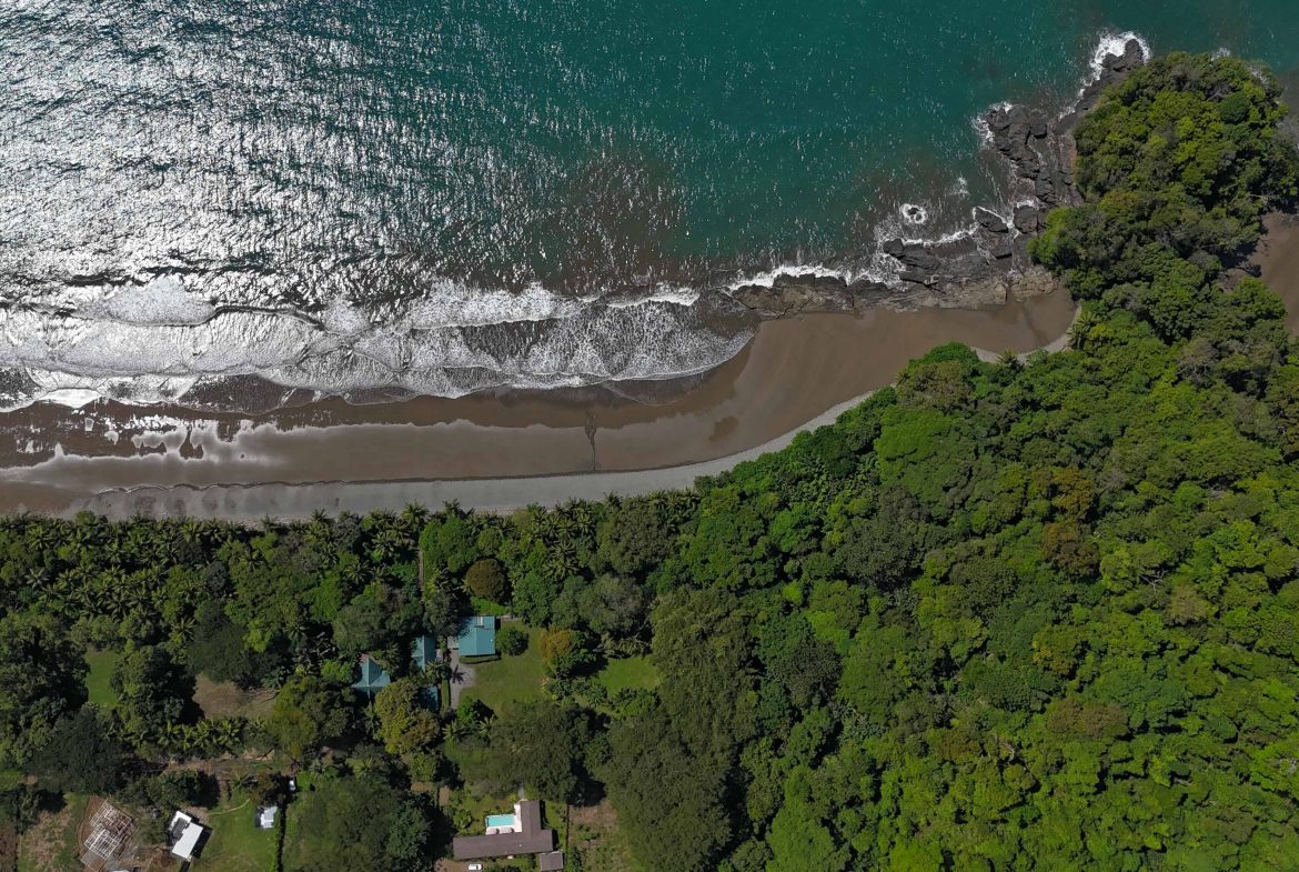 Rare Beachfront Lot Privately Located in Ballena Beach