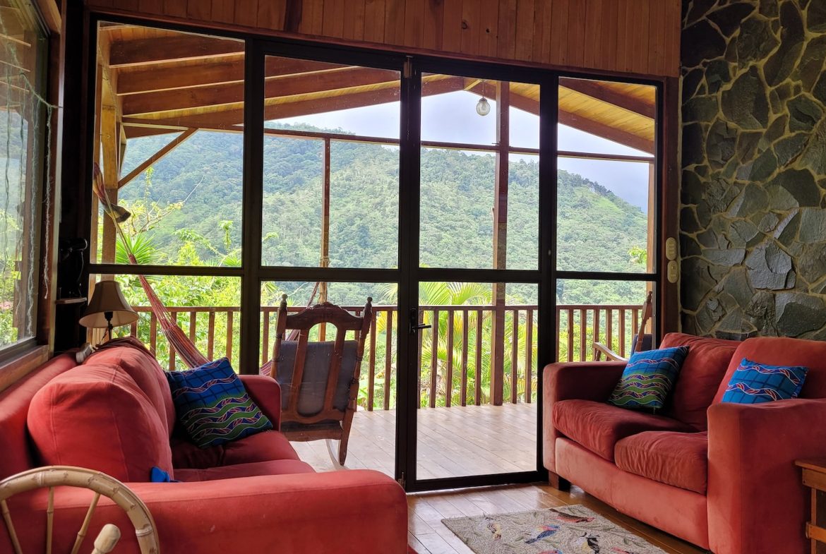 PROPERTY WITH A GUEST HOUSE WITH  MONTE CHIRRIPO VIEWS, IN SAN GERARDO RIVAS – 2.47 ACRES