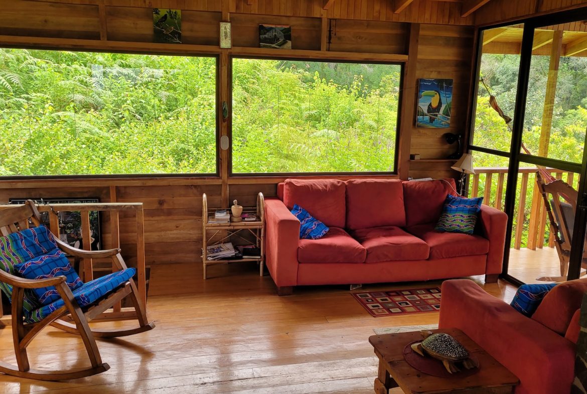 PROPERTY WITH A GUEST HOUSE WITH  MONTE CHIRRIPO VIEWS, IN SAN GERARDO RIVAS – 2.47 ACRES