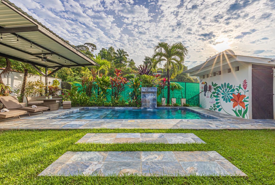 CASA TROPICAL PROPERTY WITH THREE BEDROOMS, IN BAHIA BALLENA CENTER – 0.12 ACRES