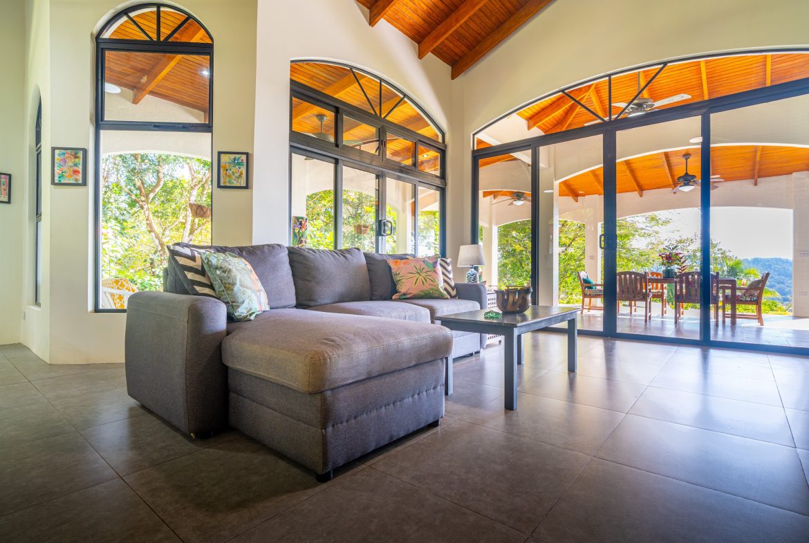 VILLA ALLAMANDA PROPERTY WITH THREE BEDROOM, AND SUNSET VIEWS, IN TRES RIOS – 4.4 ACRES