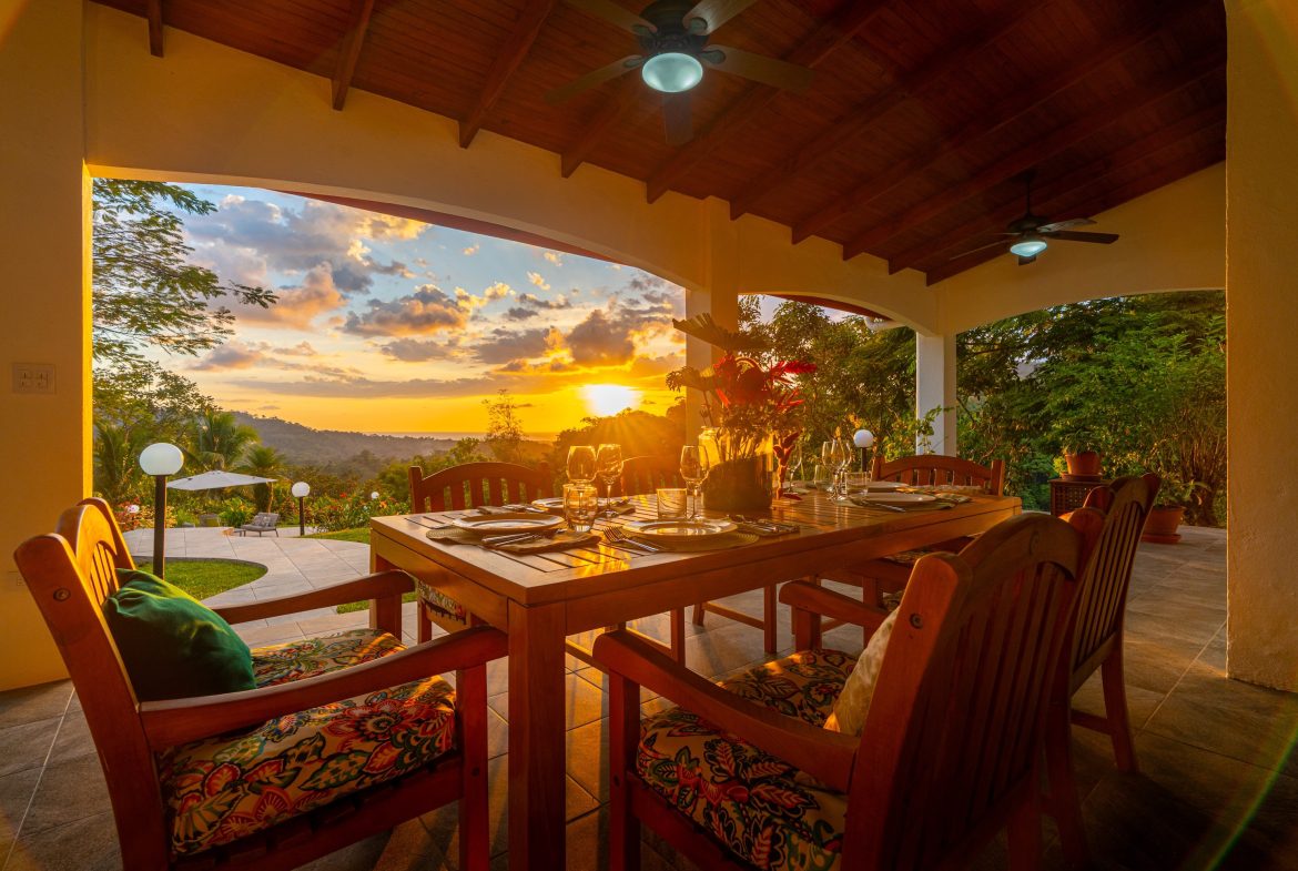 VILLA ALLAMANDA PROPERTY WITH THREE BEDROOM, AND SUNSET VIEWS, IN TRES RIOS – 4.4 ACRES