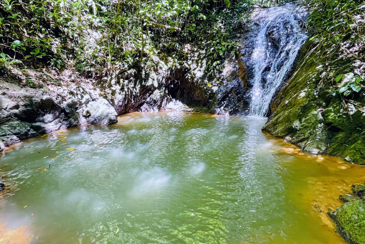 PROPERTY WITH FOUR CABINS AND A BEAUTIFUL CASCADE WITH CREEK, IN TRES RIOS – 2.45 ACRES