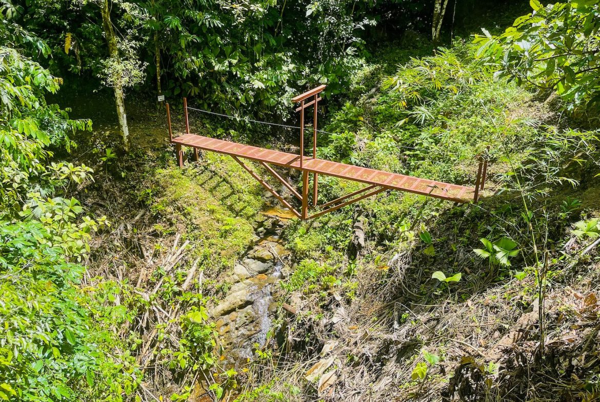 PROPERTY WITH FOUR CABINS AND A BEAUTIFUL CASCADE WITH CREEK, IN TRES RIOS – 2.45 ACRES