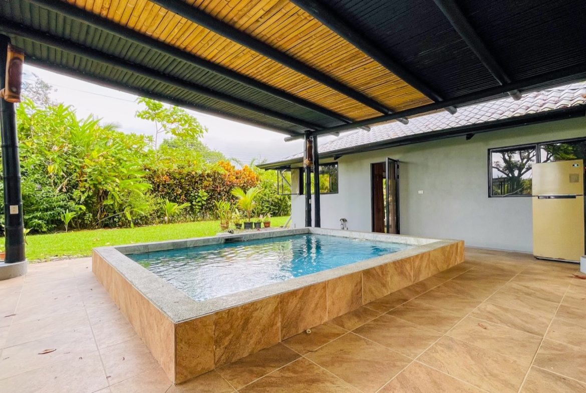 PROPERTY WITH POOL STEPS OF THE BEACH WITH ADJACENT LOT , IN BAHIA BALLENA – 0.49 ACRES