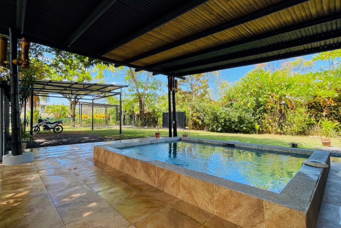 PROPERTY WITH POOL STEPS OF THE BEACH WITH ADJACENT LOT , IN BAHIA BALLENA – 0.49 ACRES