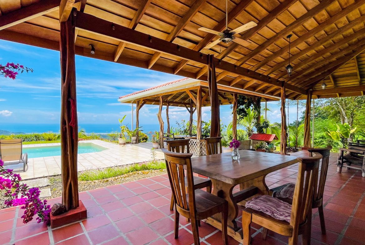 MOUNTAIN PROPERTY WITH THREE BEDROOMS AND OCEAN VIEWS, IN OJOCHAL – 4.86 ACRES