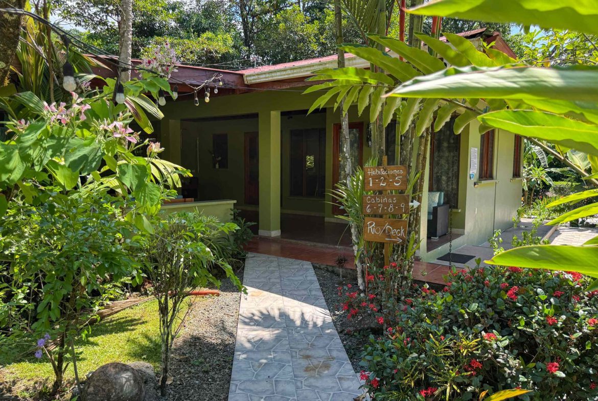 COMMERCIAL PROPERTY WITH ELEVEN BEDROOMS A STEPS OF CREEK, IN OJOCHAL – 2.22 ACRES