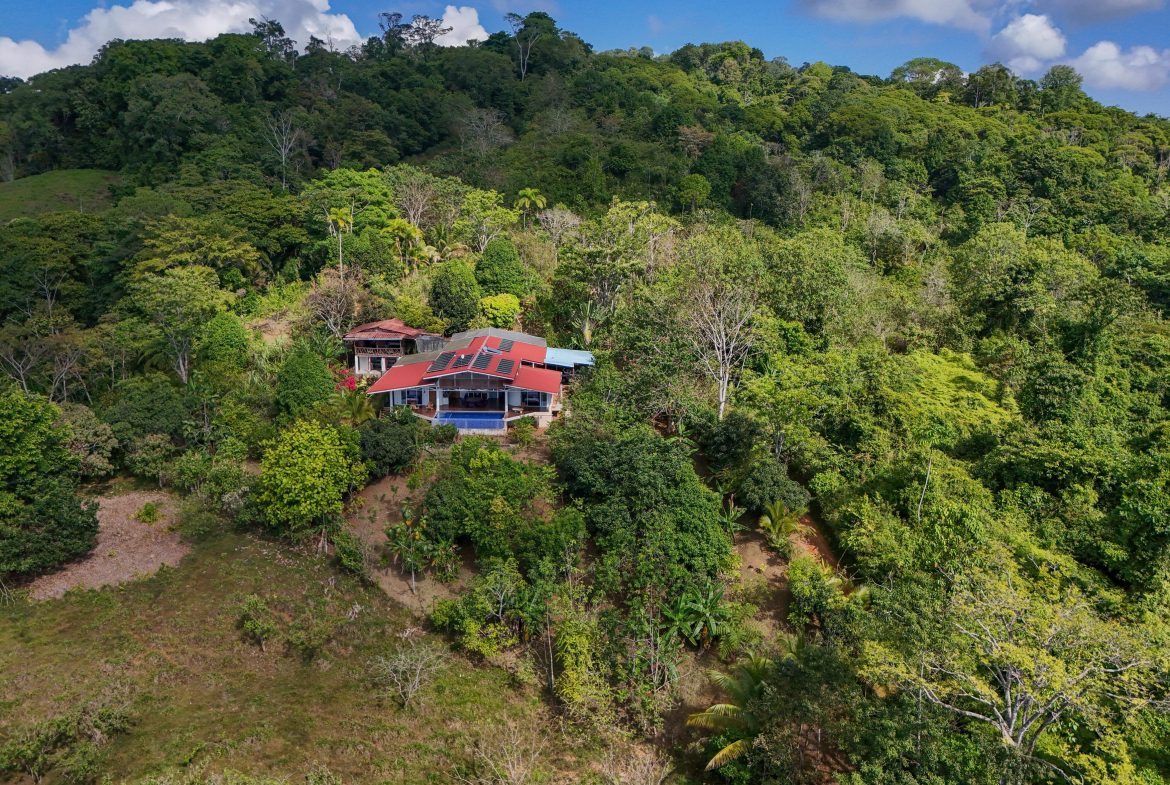 Majestic Ocean View Home With Solar & Mature Exotic Fruit Trees – 2.4 Acres