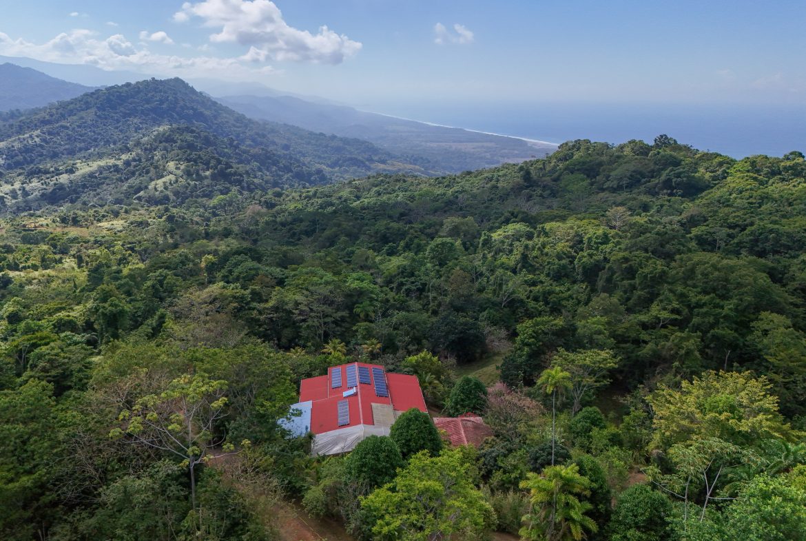 Majestic Ocean View Home With Solar & Mature Exotic Fruit Trees – 2.4 Acres