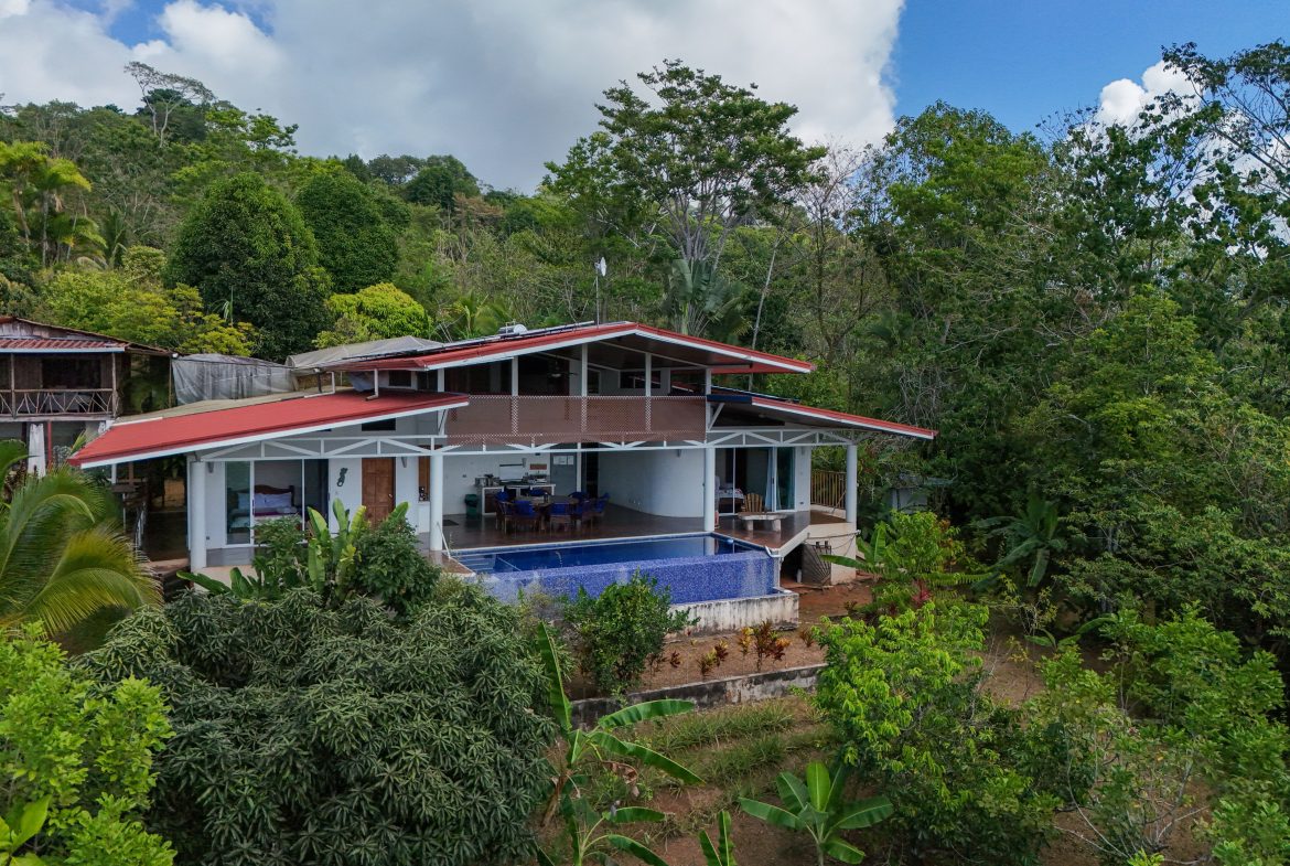 Majestic Ocean View Home With Solar & Mature Exotic Fruit Trees – 2.4 Acres