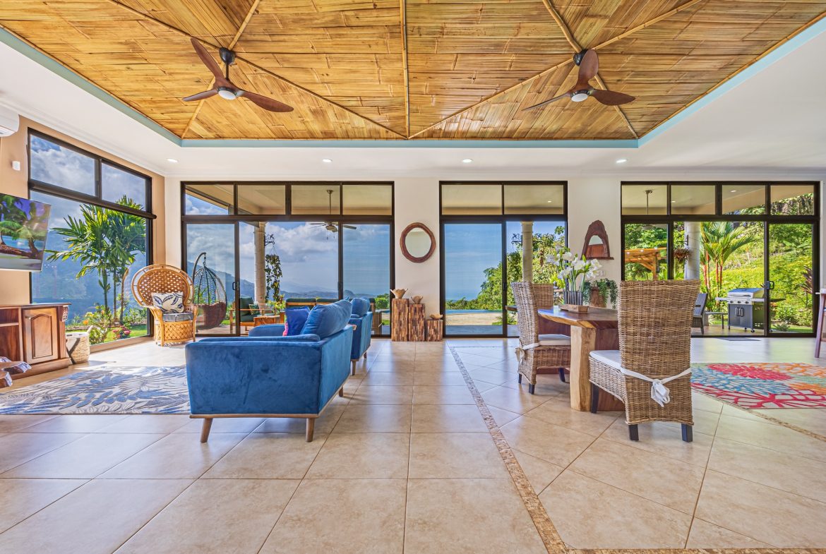 CASA CRYSTAL LUXURY PROPERTY WITH OCEAN AND VALLEY VIEWS, IN PORTALON – 1.2 ACRES