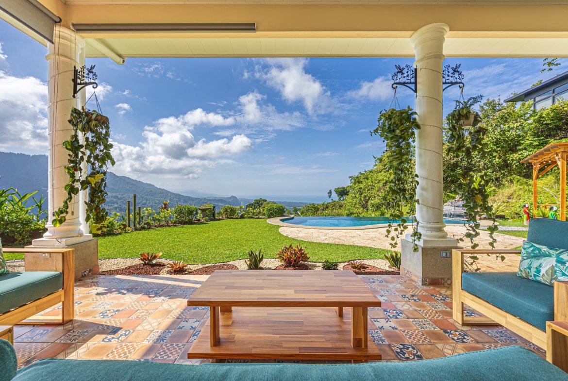 CASA CRYSTAL LUXURY PROPERTY WITH OCEAN AND VALLEY VIEWS, IN PORTALON – 1.2 ACRES