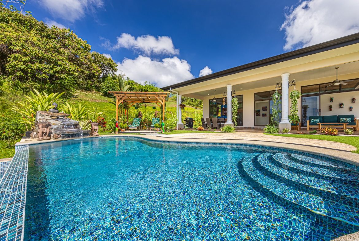 CASA CRYSTAL LUXURY PROPERTY WITH OCEAN AND VALLEY VIEWS, IN PORTALON – 1.2 ACRES