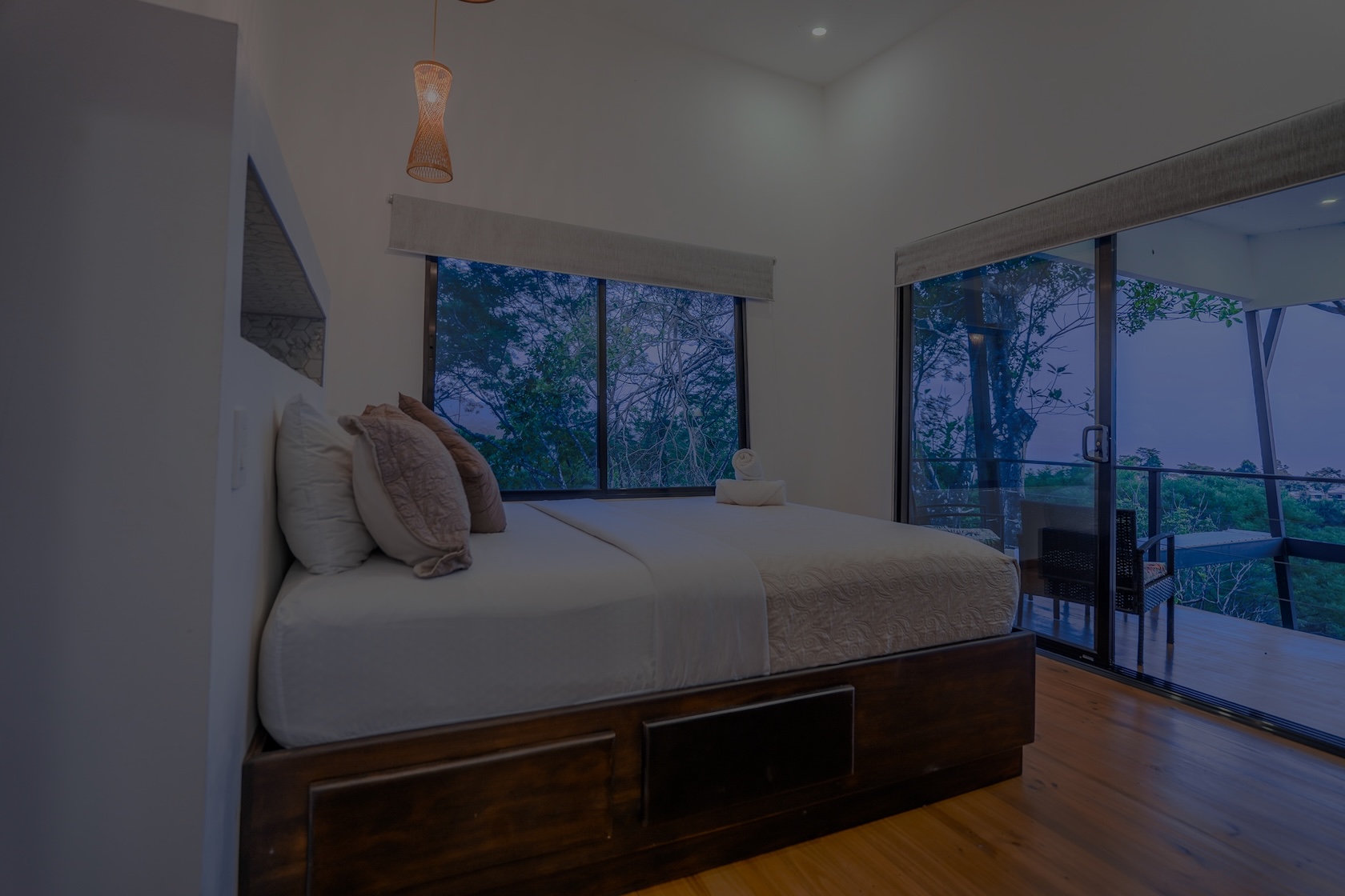 Guest bed view
