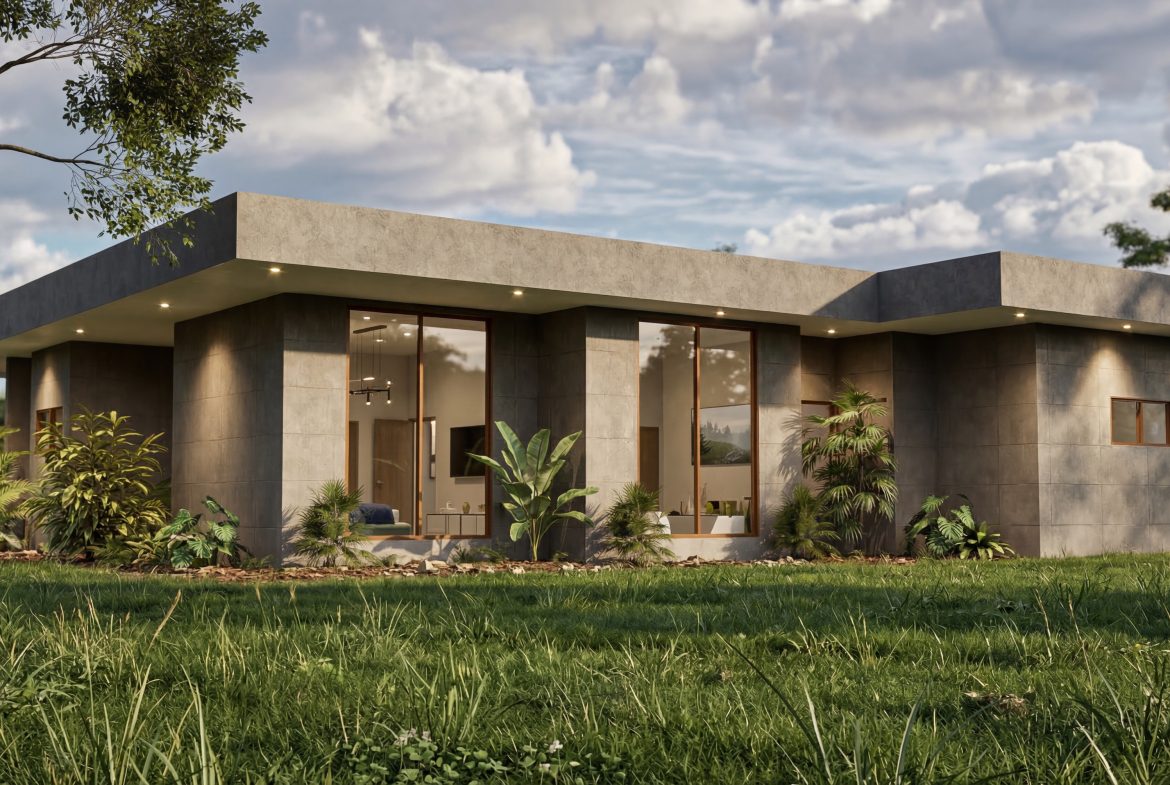 VILLA CAREY PRE-CONSTRUCTION PROPERTY WITH THREE BEDROOMS, IN UVITA JARDINES DEL MORETE – 0.99 ACRES