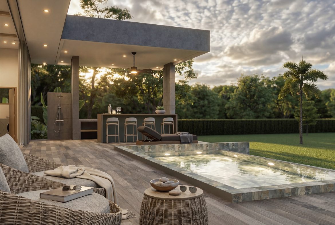 VILLA CAREY PRE-CONSTRUCTION PROPERTY WITH THREE BEDROOMS, IN UVITA JARDINES DEL MORETE – 0.99 ACRES