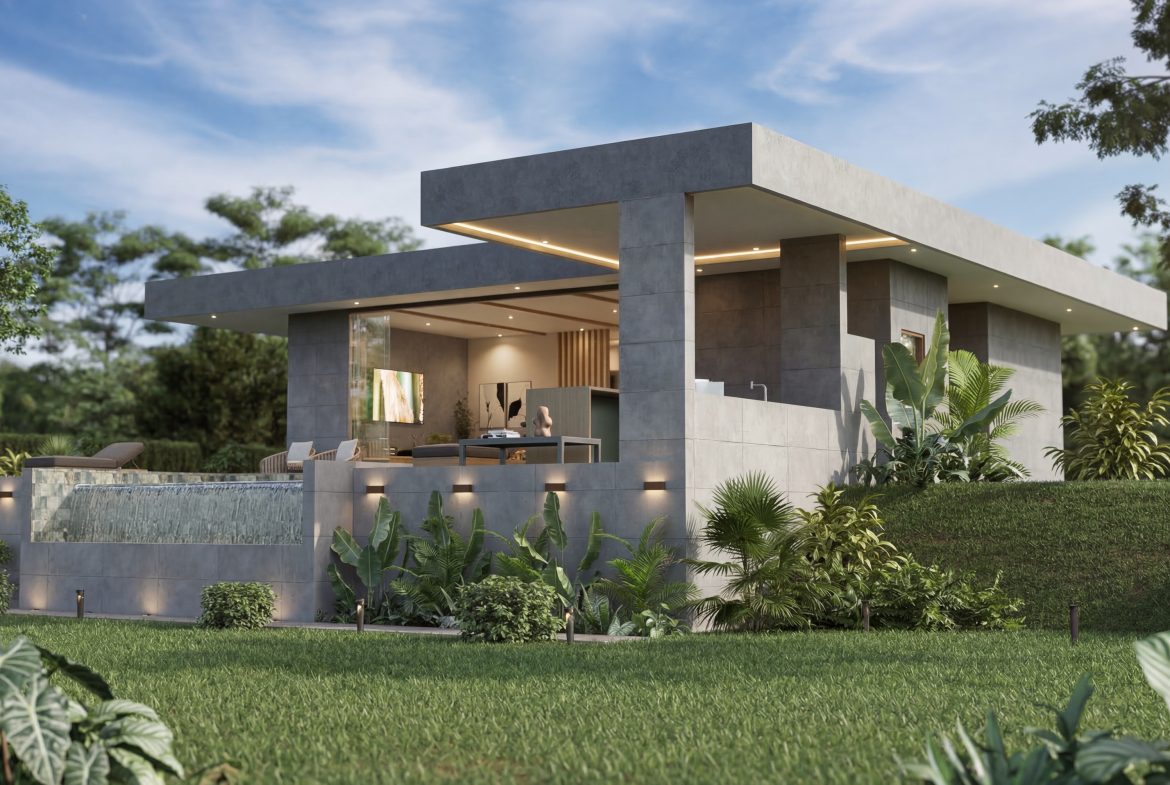 VILLA CAREY PRE-CONSTRUCTION PROPERTY WITH THREE BEDROOMS, IN UVITA JARDINES DEL MORETE – 0.99 ACRES