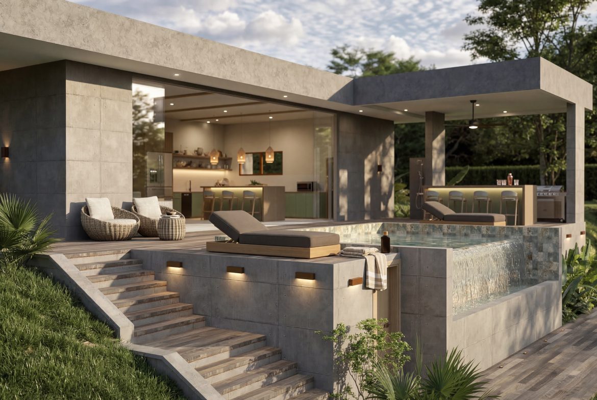 VILLA CAREY PRE-CONSTRUCTION PROPERTY WITH THREE BEDROOMS, IN UVITA JARDINES DEL MORETE – 0.99 ACRES