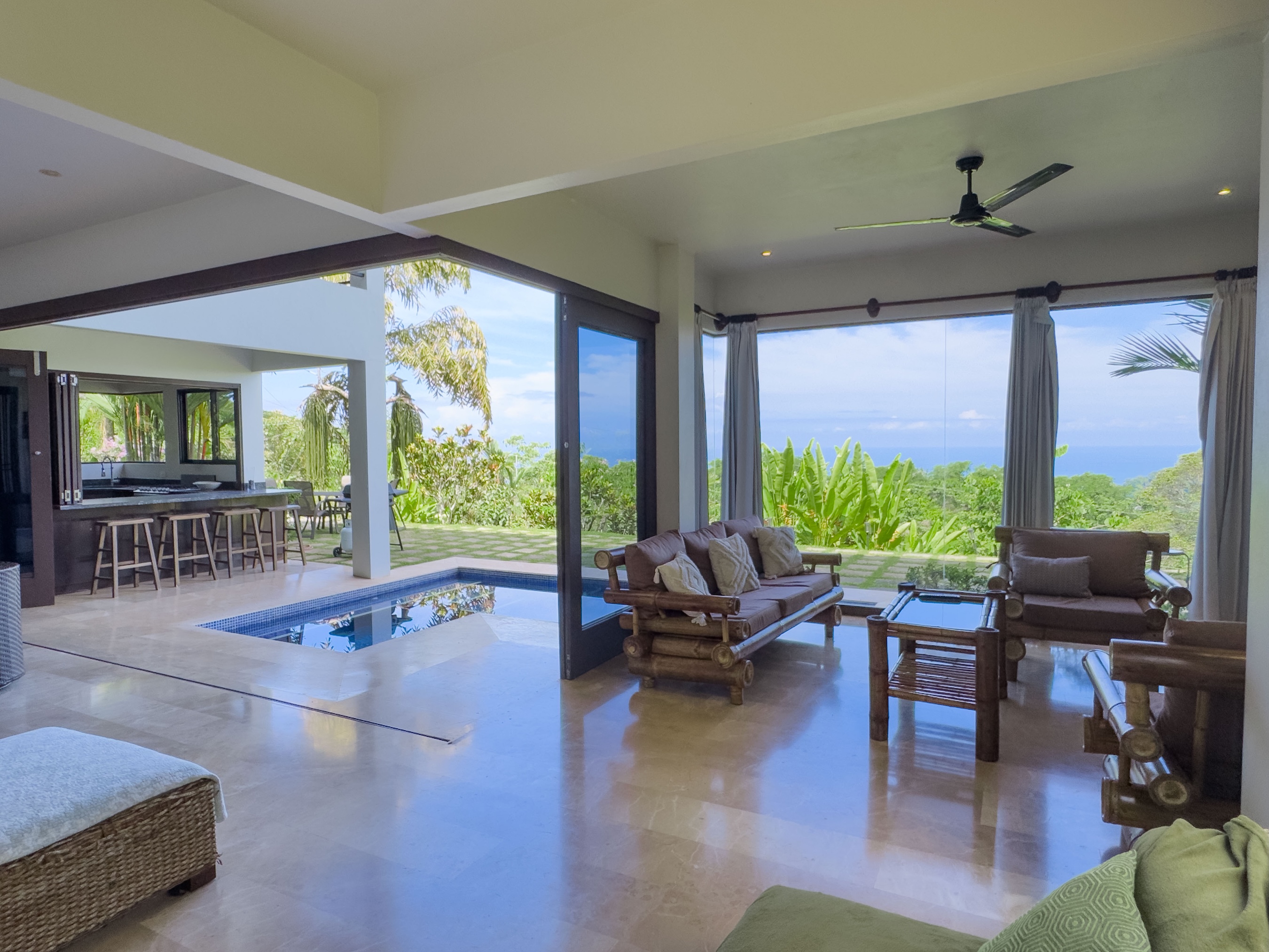PRIVATE 4-BEDROOM RESIDENCE WITH PANORAMIC OCEAN VIEWS, IN DOMINICALITO – 1.48 ACRES