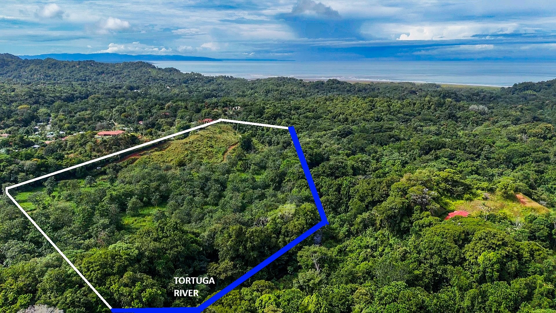 PROPERTY WITH RIVER, FRUIT TREES, AND MOUNTAIN VIEWS, IN OJOCHAL – 22 ACRES