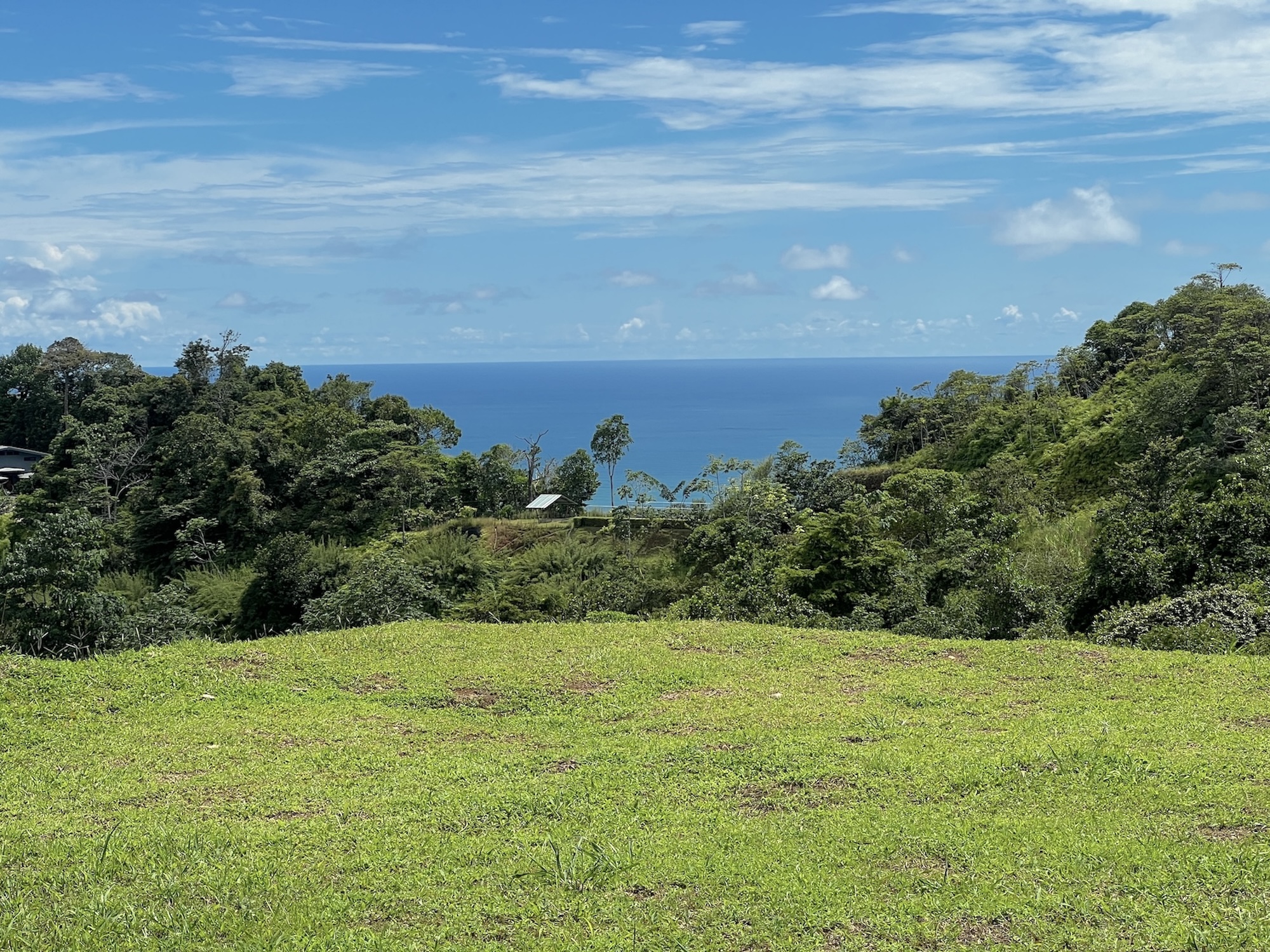 PRIVATE PLOT WITH OCEAN VIEWS AND A LARGE BUILDING PLATFORM, IN PORTALON – 2.06 ACRES