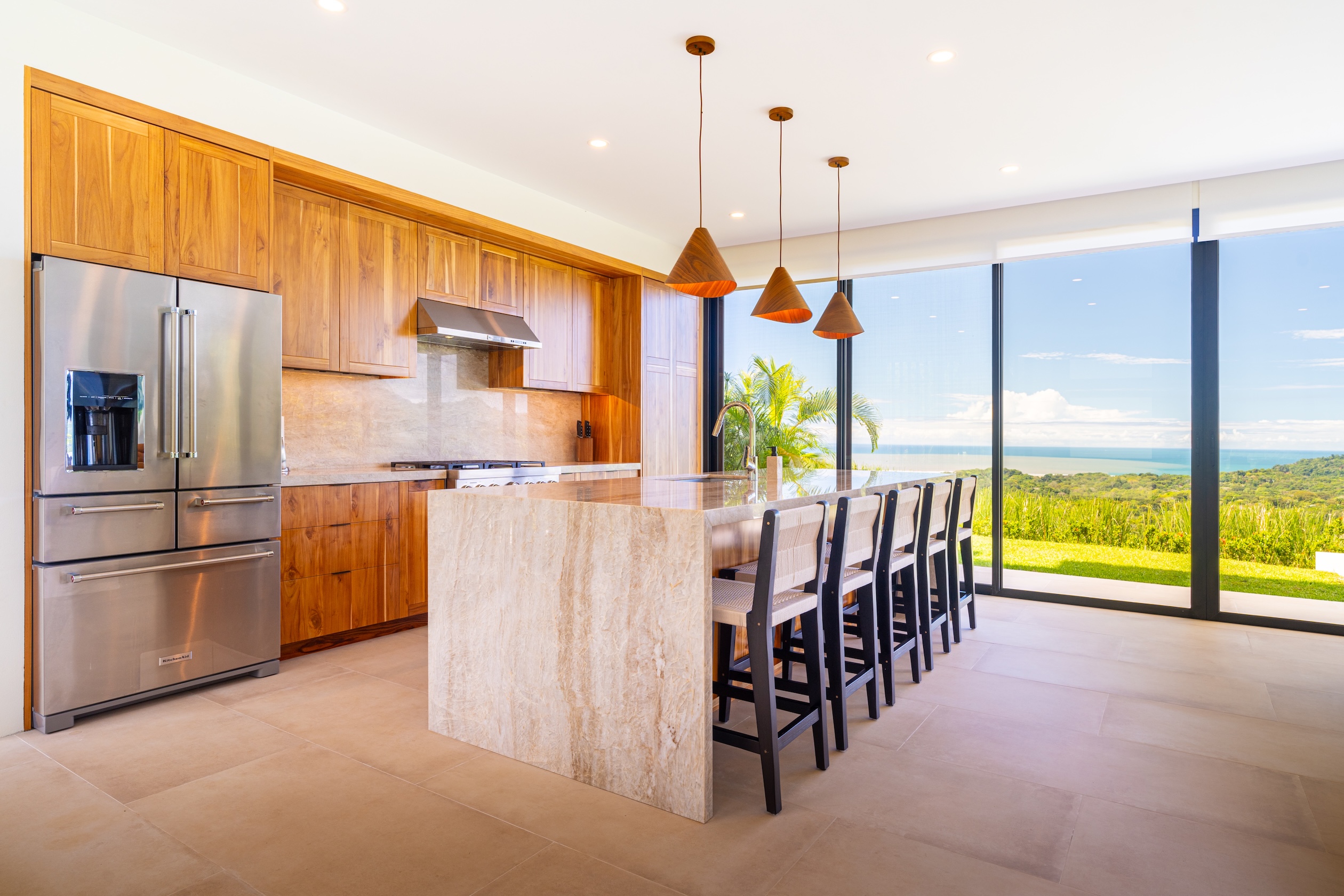 LUXURY HOME WITH OCEAN VIEWS, SOLAR POWER, AND CONTEMPORARY DESIGN, IN OJOCHAL – 1.24 ACRES