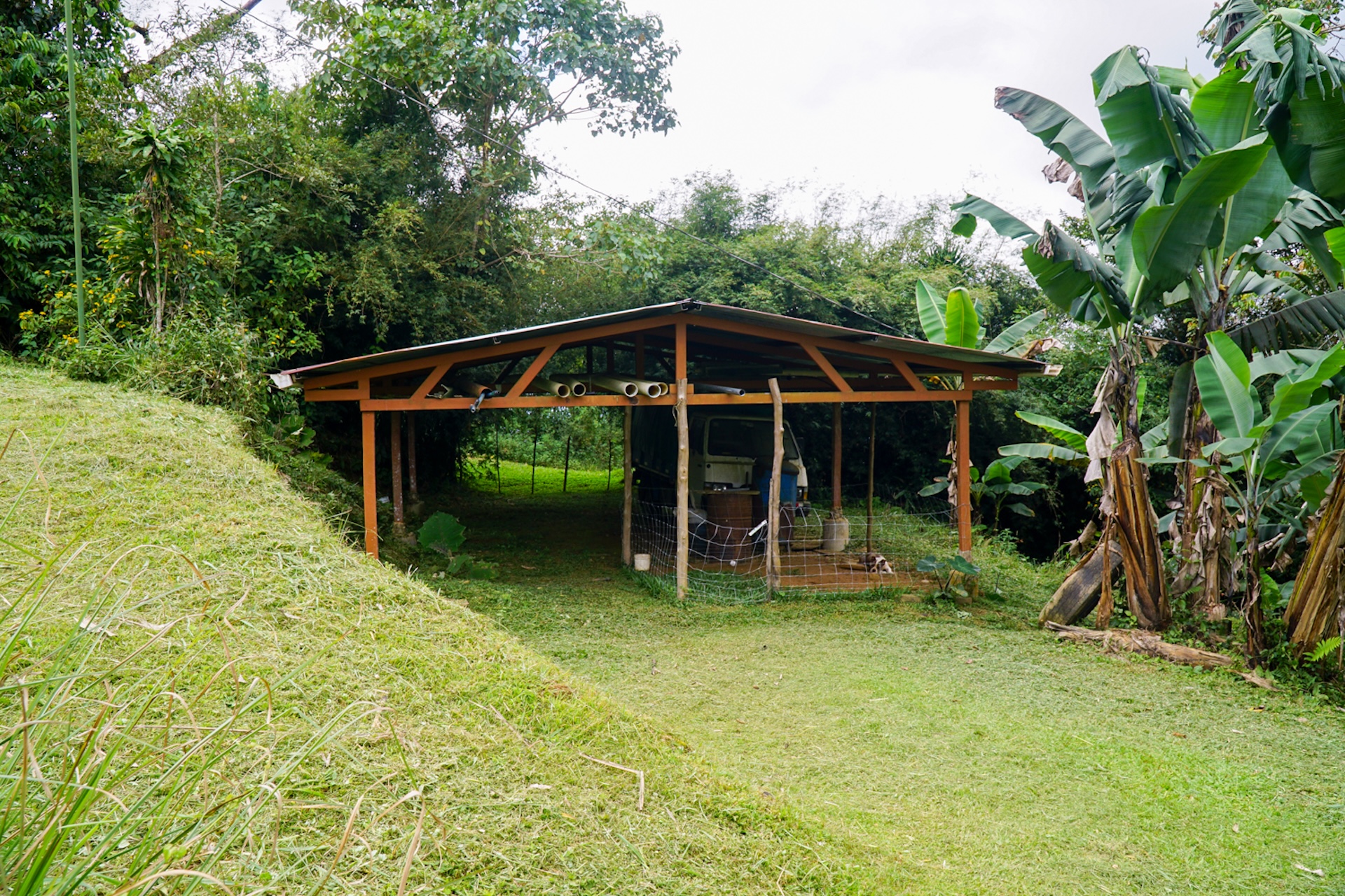 MOUNTAIN ESTATE WITH AGRICULTURAL PRODUCTION AND ECO-FRIENDLY HOUSE, IN ZAPOTAL PEREZ ZELEDON