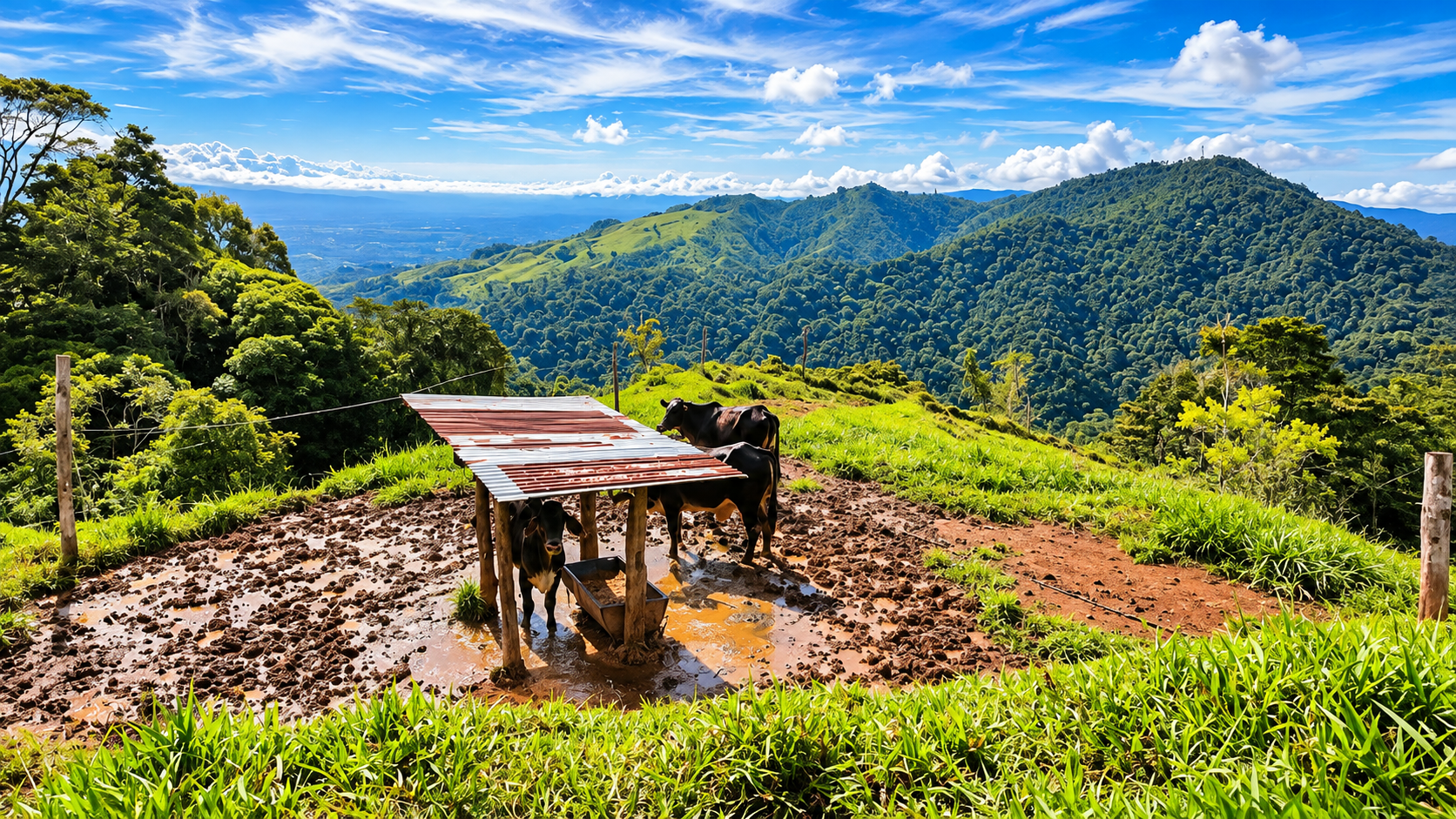 55.8-ACRE MOUNTAIN & OCEAN VIEW FARM WITH WATERFALL AND YEAR-ROUND WATER SOURCES – SAN ANTONIO DE RÍO NUEVO